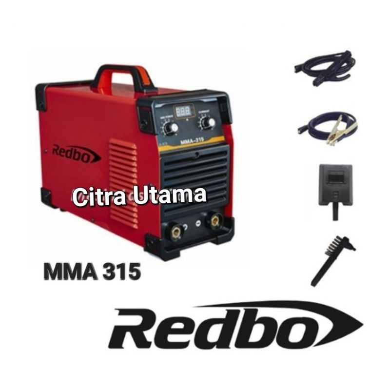 Mesin Las Listrik REDBO MMA 315 Travo Inverter 3 Phase 3 Ph 300A 300 A