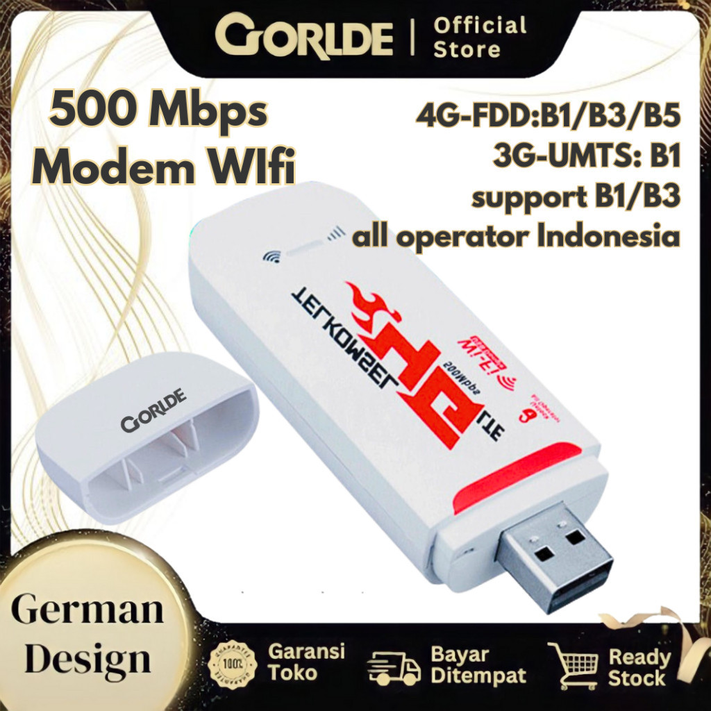 GORLDE - Modem WIFI USB 500Mbps 4g All Operator Support 10 Devices LTE Modem Modem Wifi
