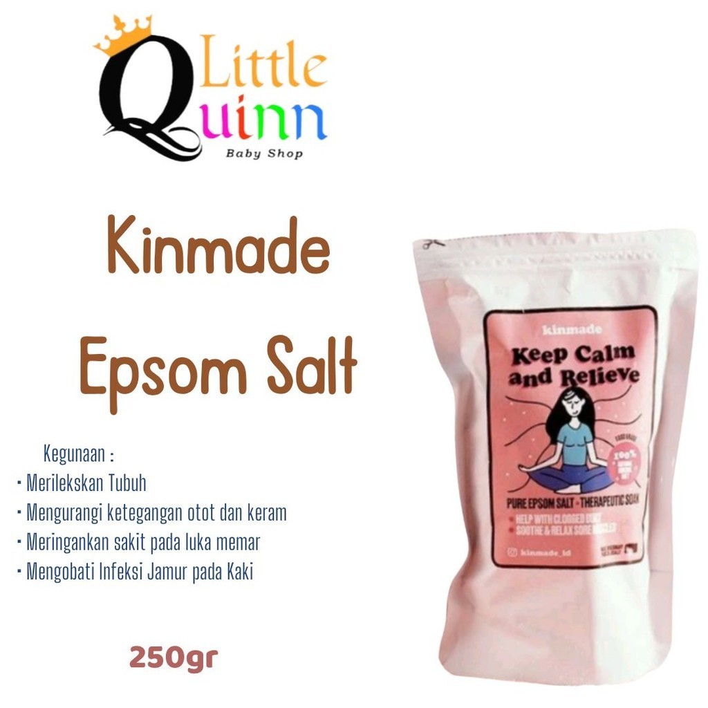 KINMADE Epsom Salt 250gr (Germany) / Garam Epsom