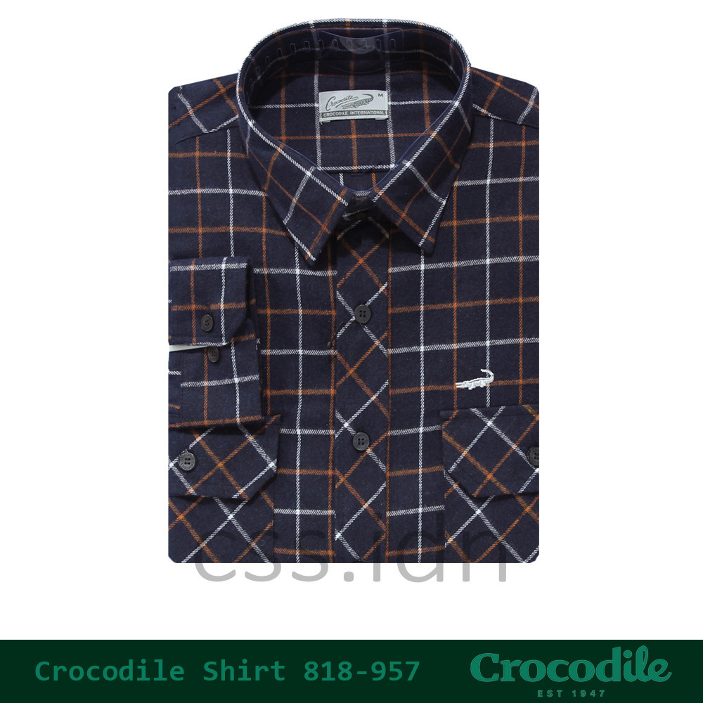 Kemeja Pria Lengan Panjang Crocodile 818-957