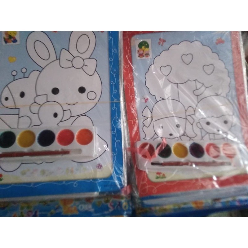 

mainan Lukisan Cat Air 6 warna jumbo Original
