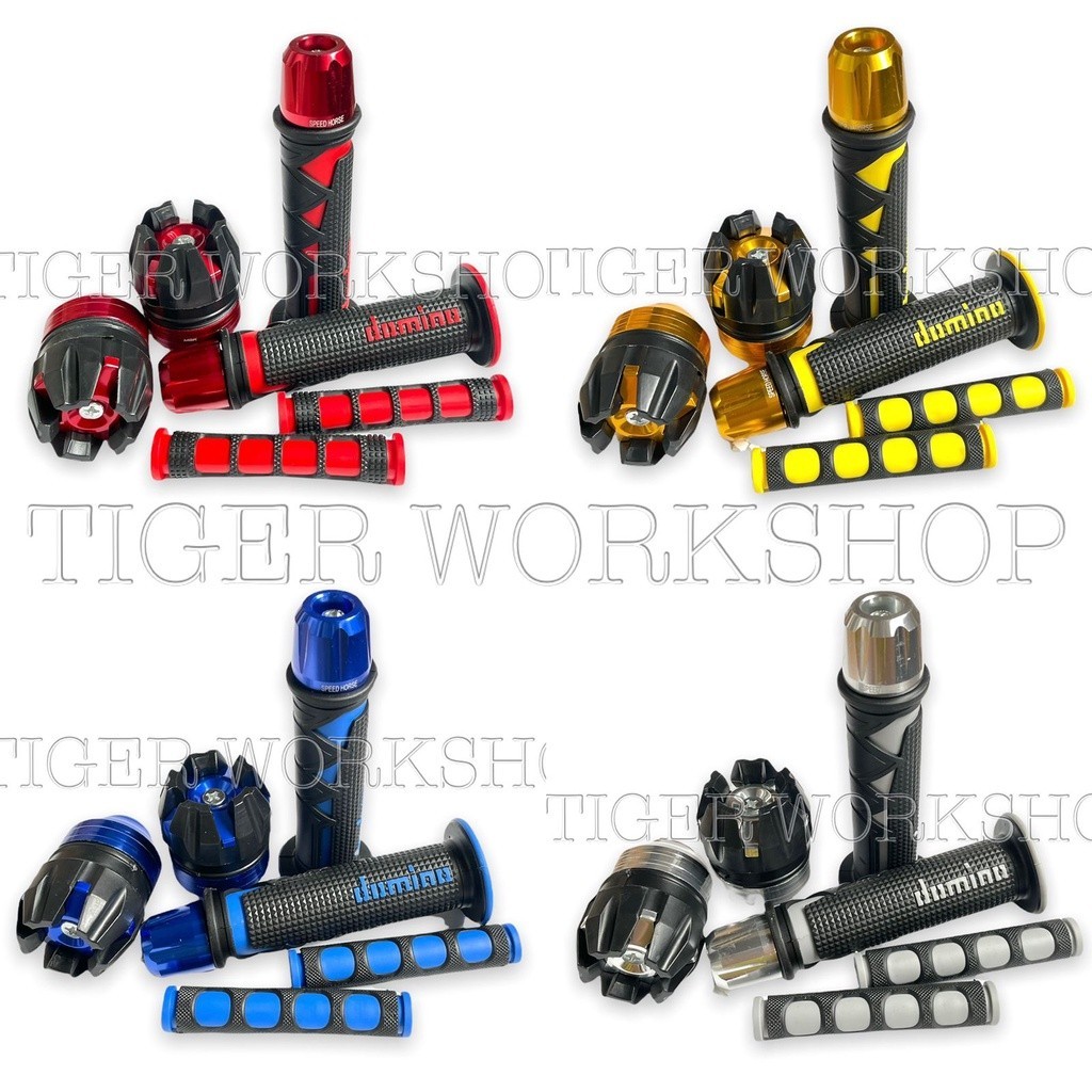 paket variasi motor 4in1 handgrip shark jalu stang bandul karet handle jalu as untuk semua jenis mot