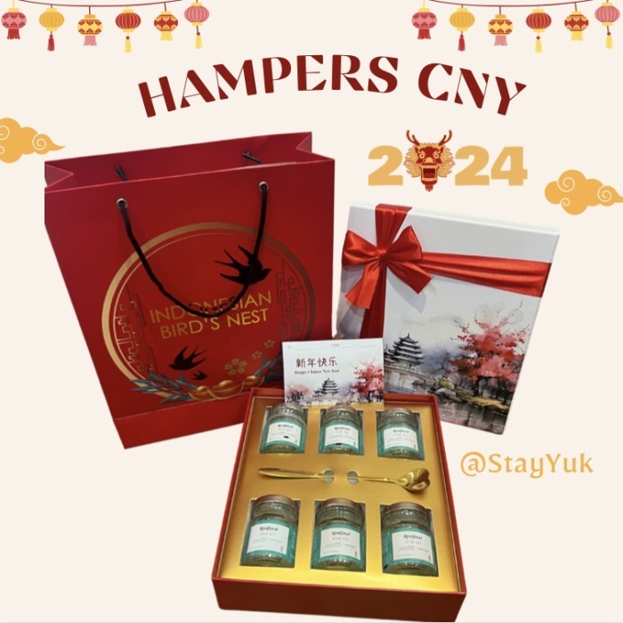 

(NEW) -Hampers realfood isi 6 imlek walet Paket CNY Chinese New Year 2021 - Isi stayfit