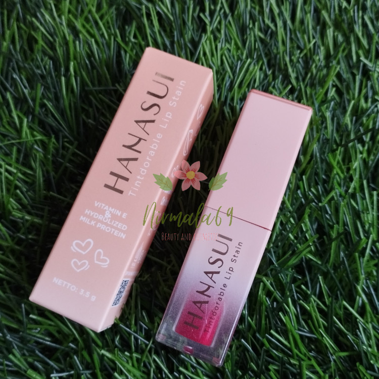 Hanasui Tintdorable Lip Stain 3.5gr/lip tint hanasui/gincu/lipstik cair/pewarna bibir/tahan lama/rin