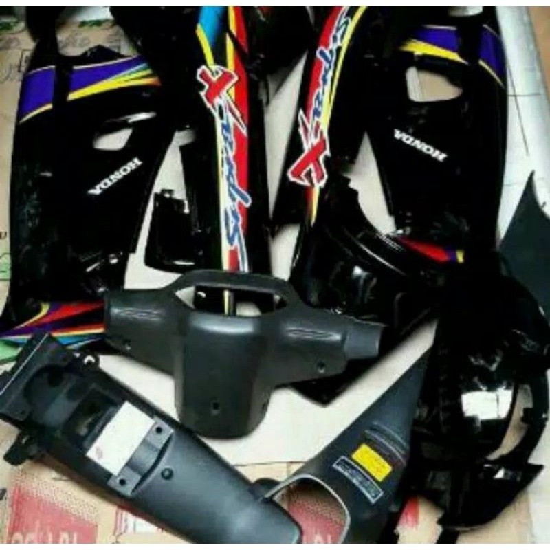 Cover body fullset komplit supra x supra fit lama body kasar halus