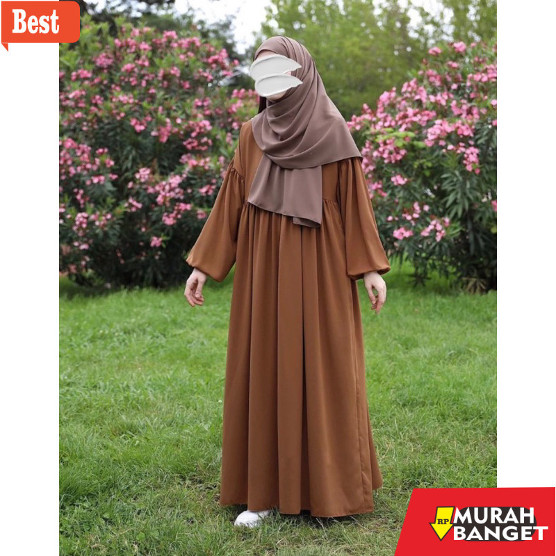 Abaya Turki Kekinian KHAIRA DRESS / DRESS TURKEY / ABAYA TURKEY