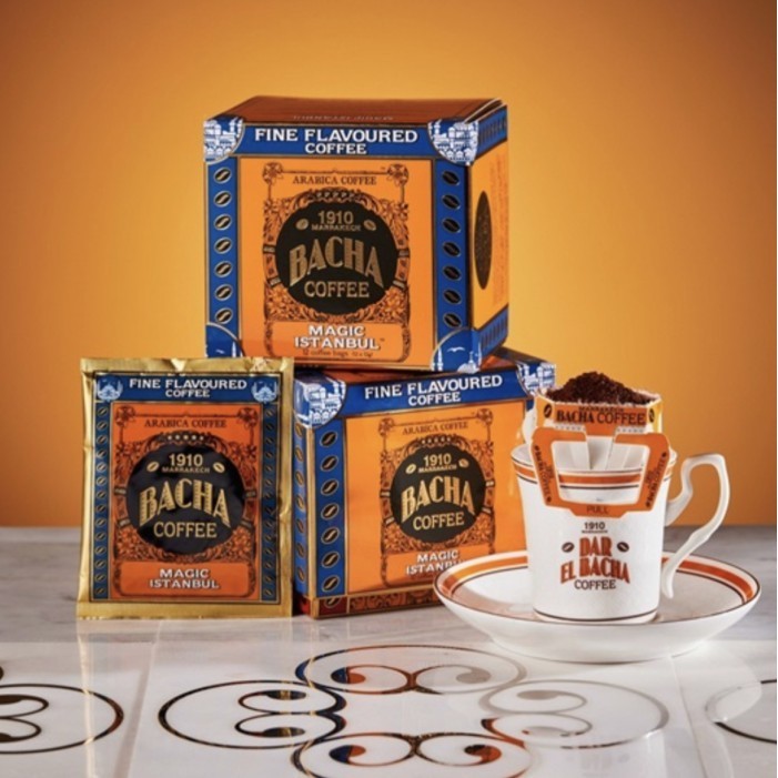 

New PROMO Bacha coffee - Kopi bubuk 12 bag x 12 g per box - MAGIC ISTANBUL