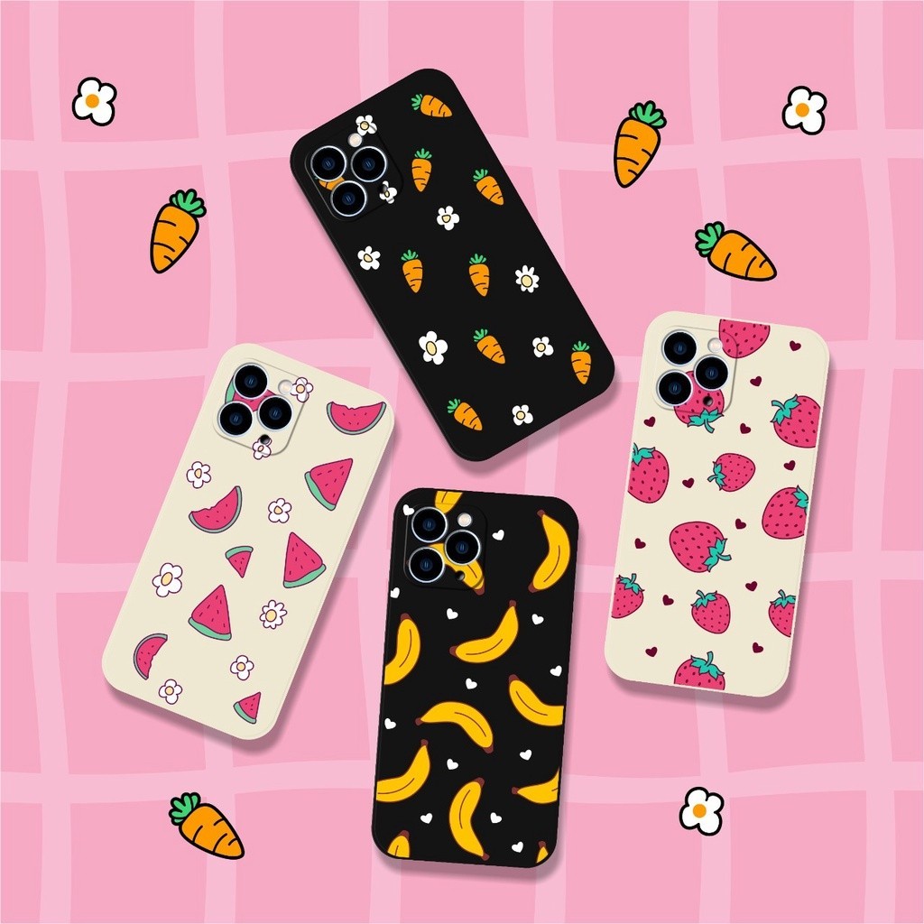 PRINTING LENS PROTECTOR Fresh Fruit case redmi 9a 9c 9t note 10 4g 5g pro 11 1002