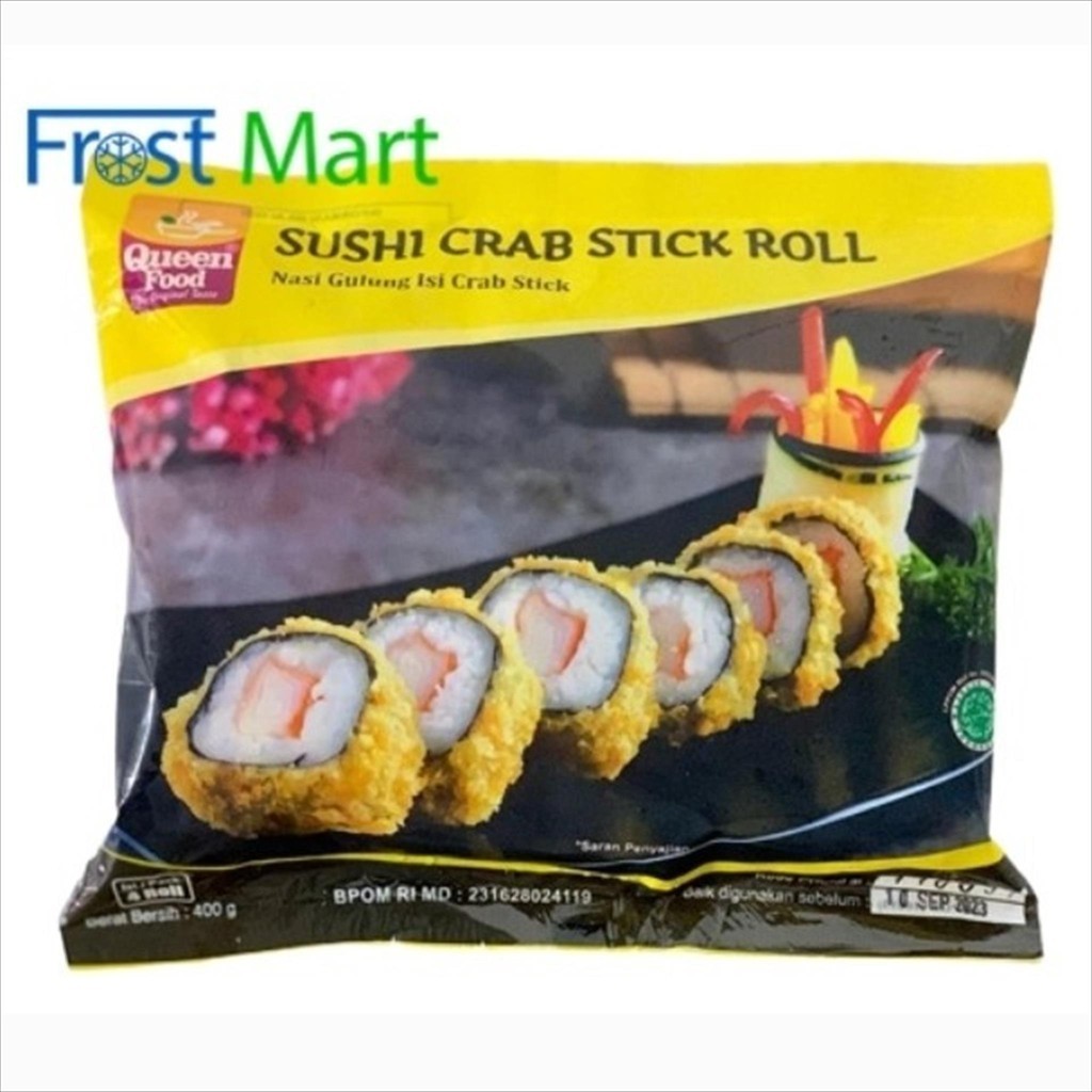 

Sushi Crab Stick Roll Queen Food isi 4 Roll 400Gr