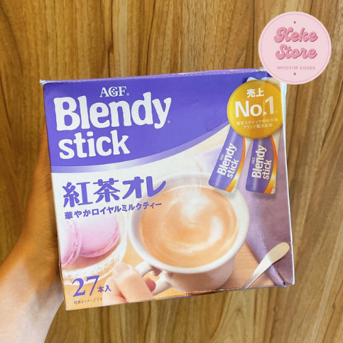 

AGF Blendy Stick Cafe Au Lait Instant Coffee - Black Tea - sachet