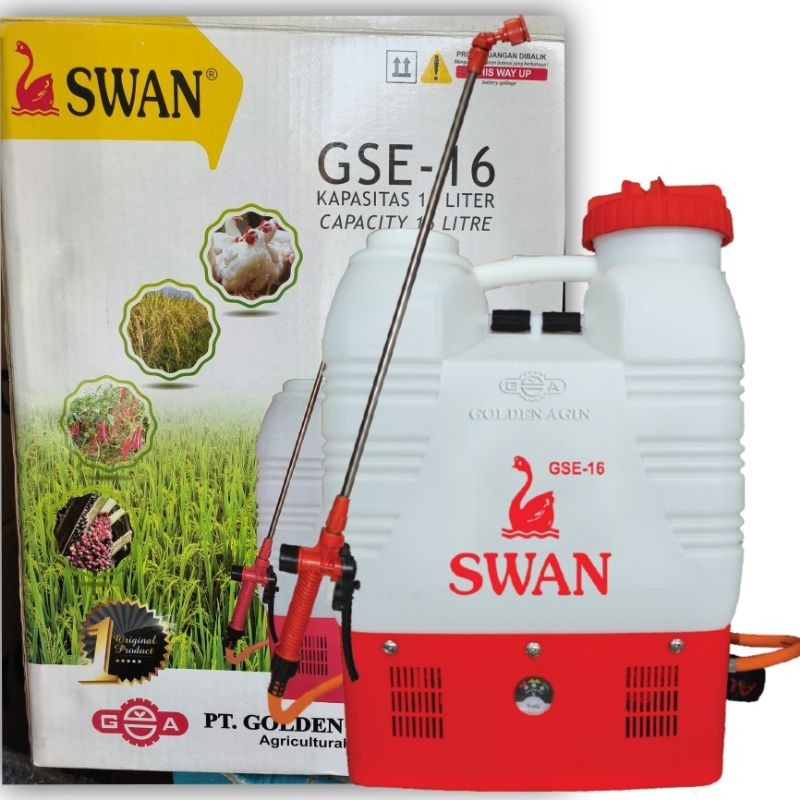 semprotan tanaman / tangki sprayer SWAN GSE-16 elektrik ready