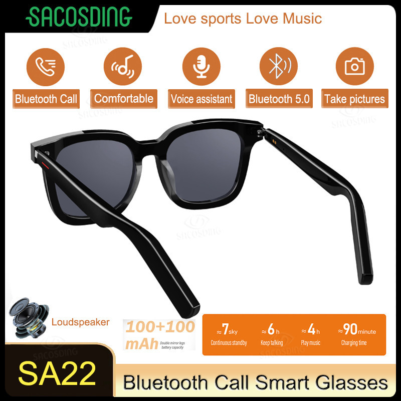 Kacamata kamera Sunglasses Driving Smart Glasses Wireless Bluetooth Listen Music Glasses Smart Anti-