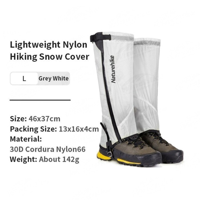 GAITER ULTRALIGHT NATUREHIKE NH21HJ004 PELINDUNG SEPATU CAMPING HIKING