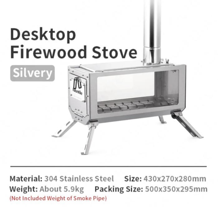 KOMPOR TUNGKU NATUREHIKE NH21SK004 DESKTOP FIREWOOD STOVE BURNER