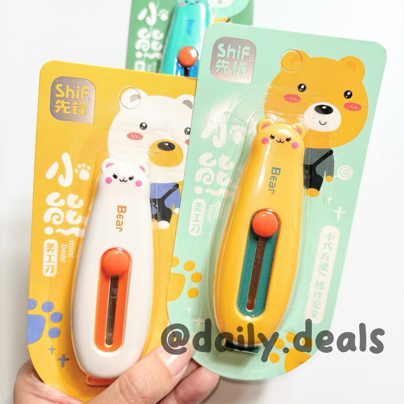 

CUTTER MINI BEAR/ CUTTER MINI BERUANG LUCU/ CUTTER KECIL BERUANG BEST SELLER