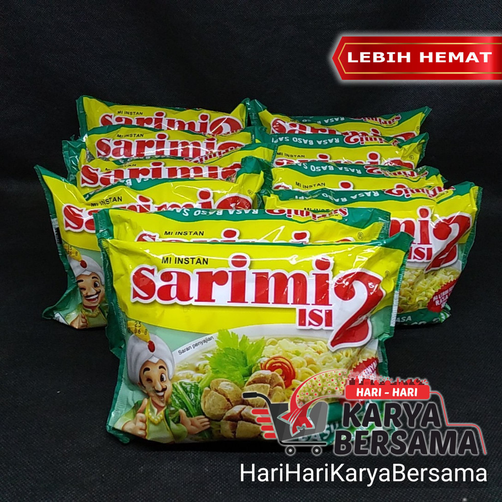 

MIE INSTAN SARIMI ISI 2 RASA BASO SAPI PACK 10'S X 115GR