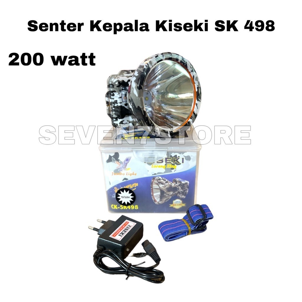 Senter kepala KISEKI 150Watt SK 498 Cahaya Putih
