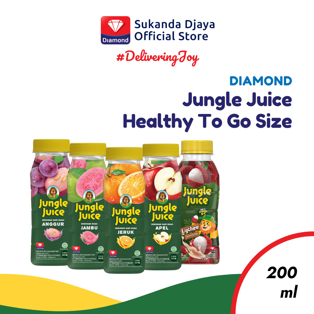 

Jungle Juice Minuman Jus Buah Healthy To Go Size 200 Ml