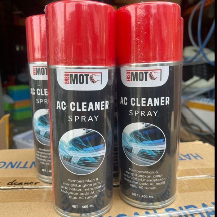 ENSO MOTO AC CLEANER SPRAY FOAM Pembersih AC Mobil dan AC Ruangan Isi 400ML Penghilang Bau