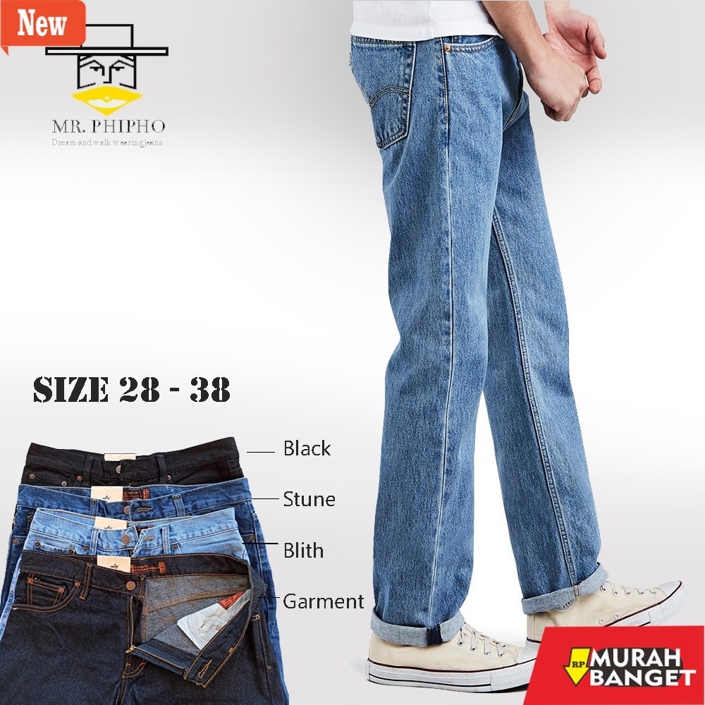 Denim Pria Jumbo Celana Jeans Lea 606 Reguler fit Jins Pria Kekinian Clana Jens Murah Jean Original 