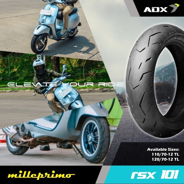 Ban Motor Vespa Matic ADX Milleprimo Ring 12 RSX 101