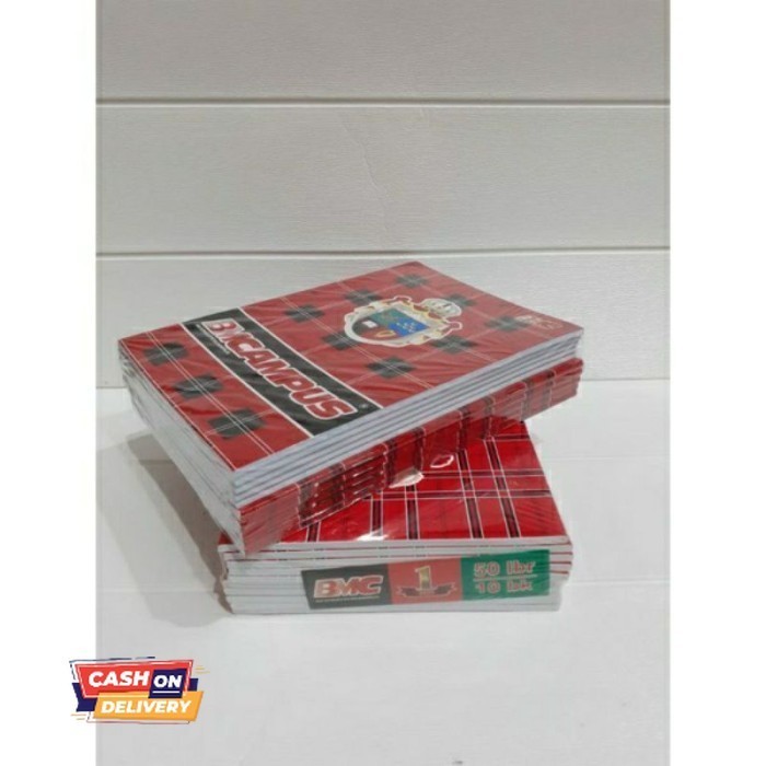 

✨LARIS✨ -BUKU TULIS BMCAMPUS 36 LEMBAR, 1 PACK ISI 10 BUKU.