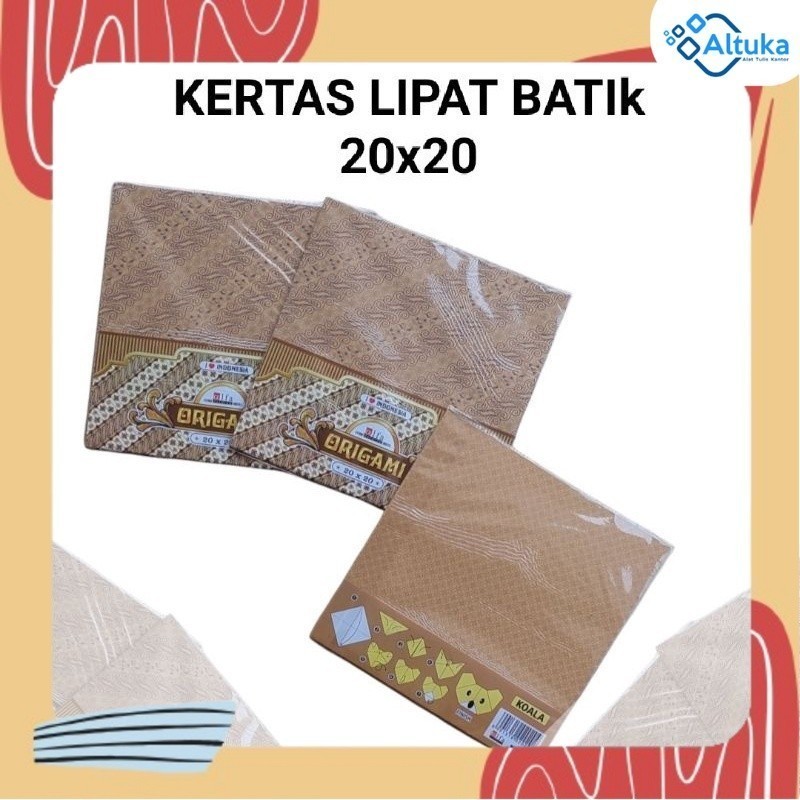 

Kertas Lipat / Kertas Origami Batik Clasik 20x20