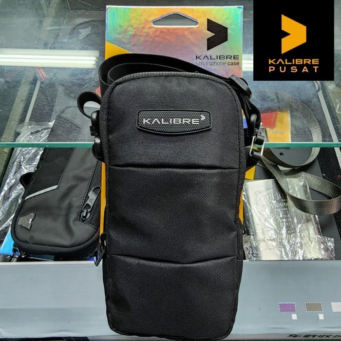 [TERMURAH] KALIBRE SMARTPHONE CASE ORIGINAL TAS HP TAS PINGGANG HP TAS HANDPHONE - Hitam