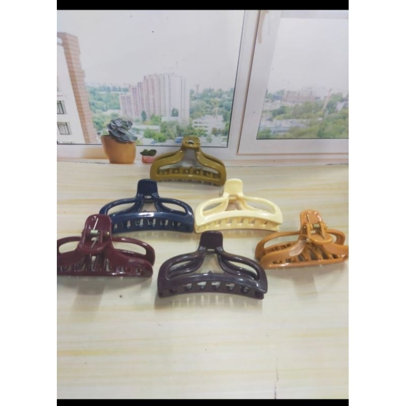 

jepit salon isi 12 pcs jepit salon bolong multiwarna besar