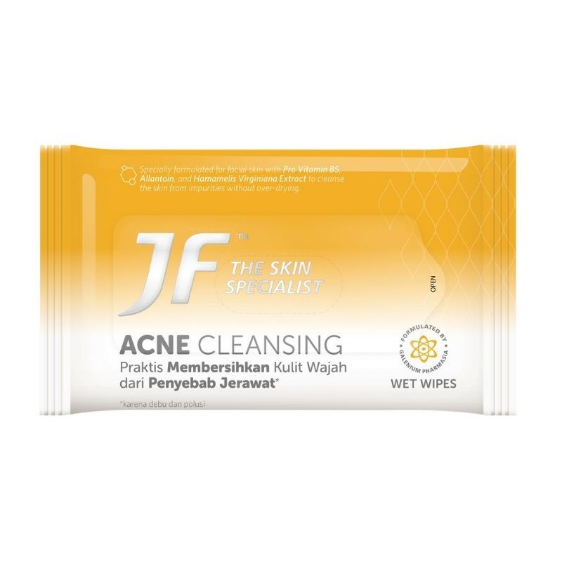 JF Wet Wipes Acne Care 10 Lembar (Tisu Basah)
