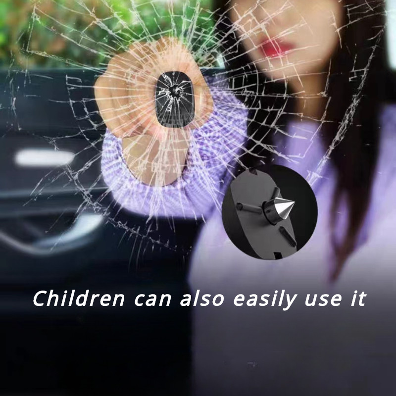 New Car Mini Safety Hammer Window Breaking Sharp Tool Emergency Escape and Lifesaving Hammer Press S