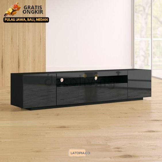 Meja TV Minimalis Modern Costume Produk Non Rakitan (Handmade Produk Desain Interior Art) P 150/200 