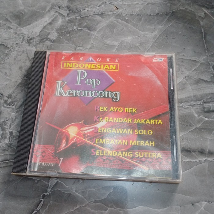 KARAOKE INDONESIAN POP KERONCONG VOLUME 1-VCD ORIGINAL