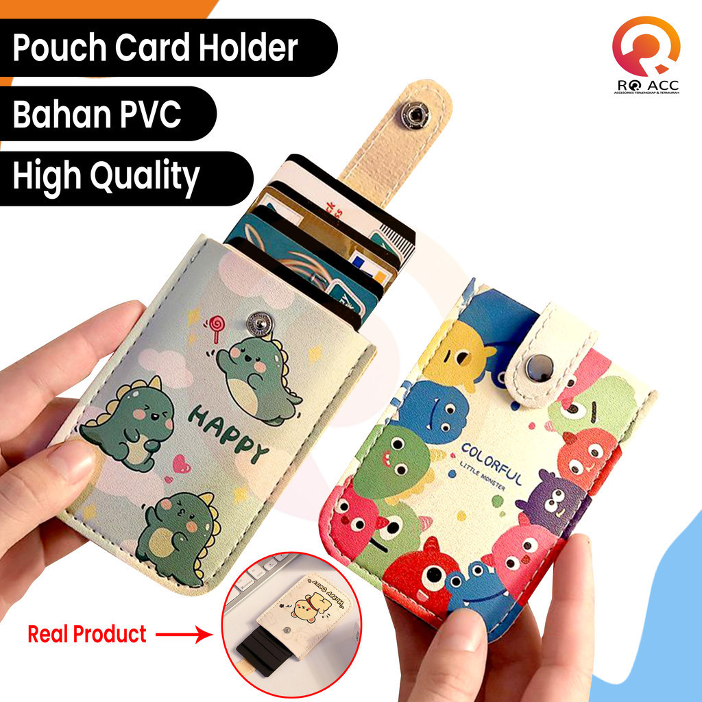 

[RO ACC] NVN-TK1 POUCH TEMPAT KARTU ID / BANK CARD / EMONEY MODEL TARIK PULL OUT CARD HOLDER SLOT UNIVERSAL