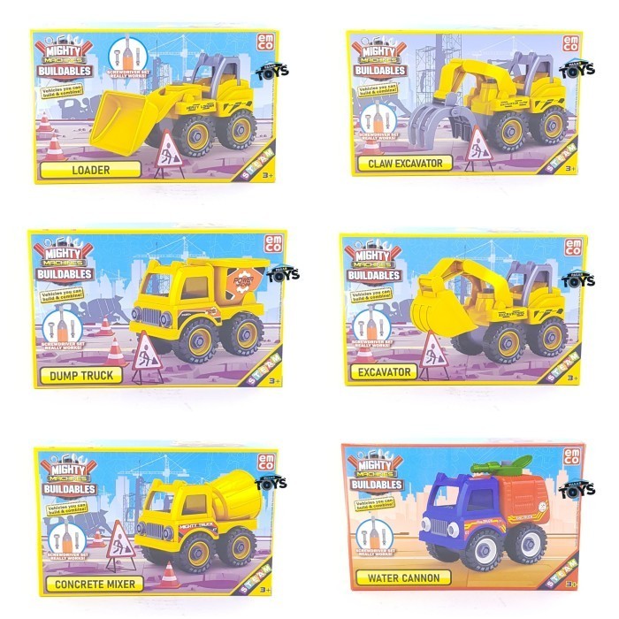 Emco Brix Mighty Machines Buildables Original