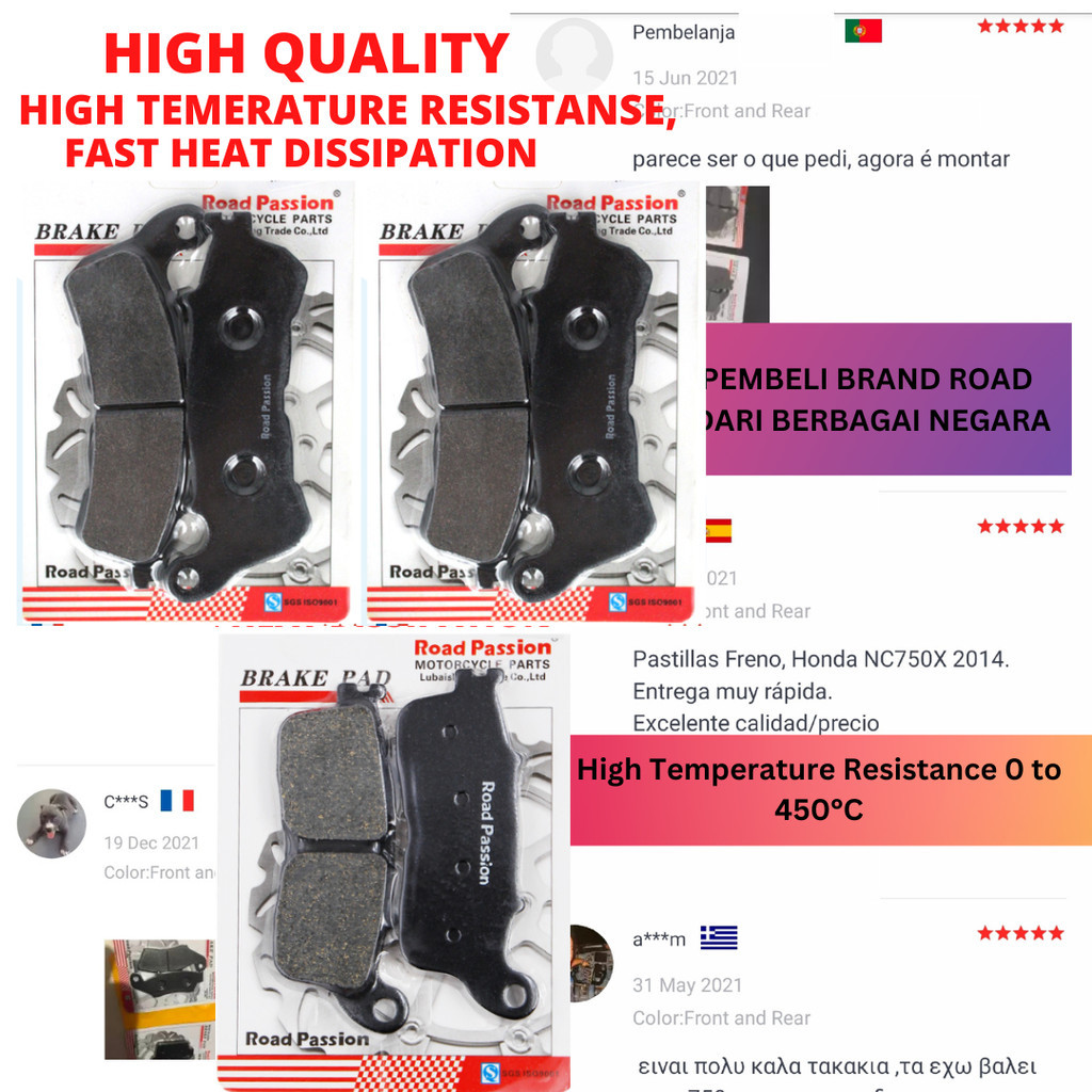 Kampas rem Honda CrossTourer 1200 VFR1200XD VFR1200XC VFR1200 X XC XD Crosstourer 2012-2020