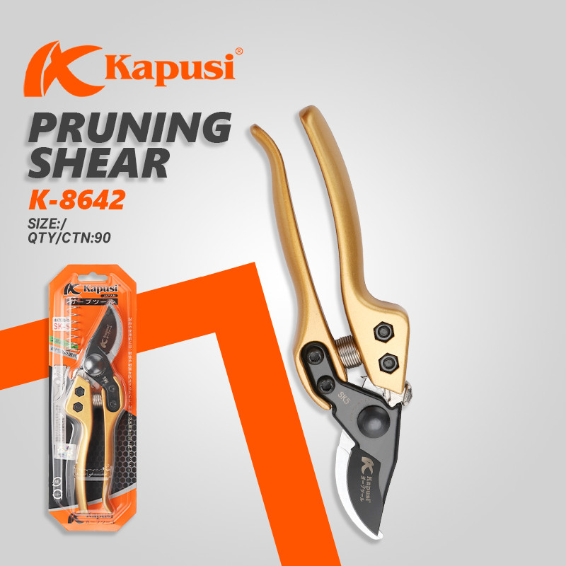 Kapusi Gunting Dahan 8.5inch Dan Ranting Bunga Tanaman/Gunting Kebun/Potong Dahan Gunting Tanaman