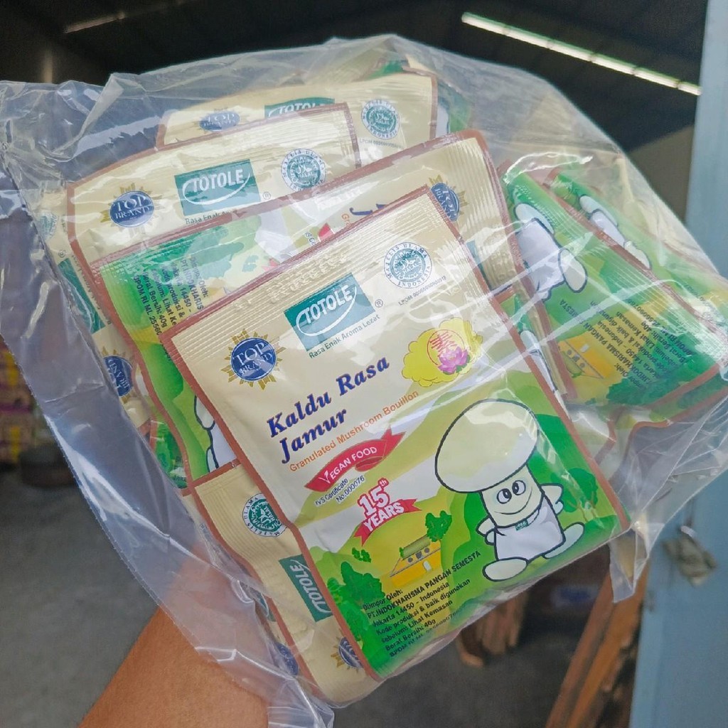 

Kaldu Jamur Totole 40 gram x 20 pcs | Rasa Enak Aroma Lezat