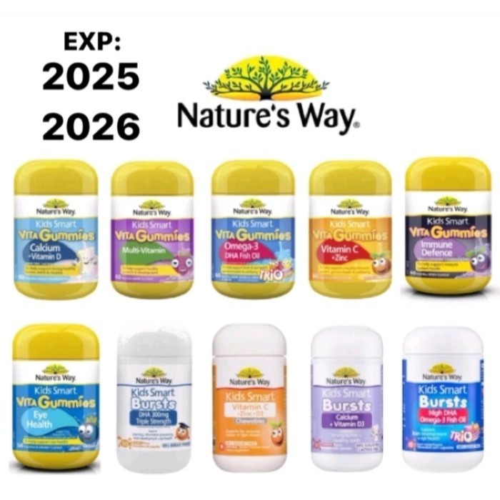 nature's way multivitamin Kids Smart Vitamin Anak Vit C DHA Multivitamin