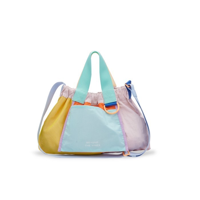 BOMEAYY BEYOND THE VINES Super Panelled XS Dumpling Bag/tas selempang nylon - Mint/blush