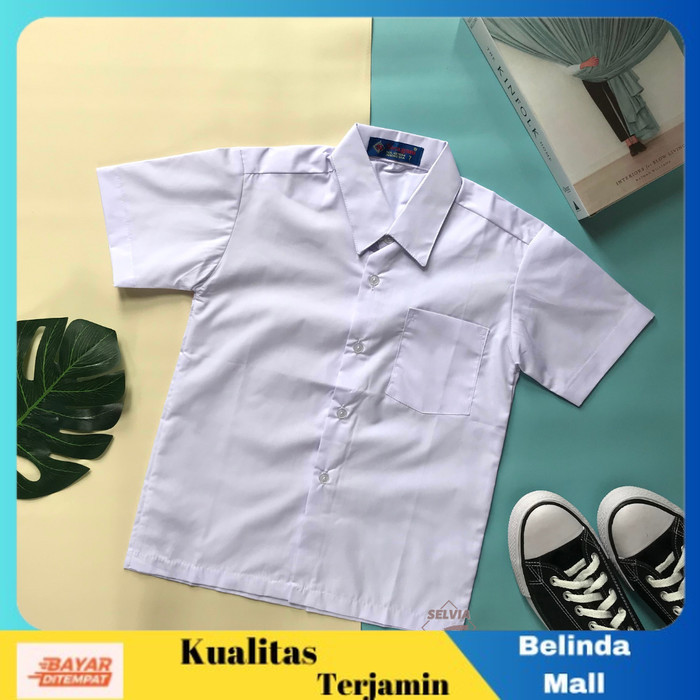 

⭐COD⭐ MURAH BAJU SERAGAM SEKOLAH KEMEJA PUTIH POLOS LENGAN PENDEK MEREK SERAGAM No. 7