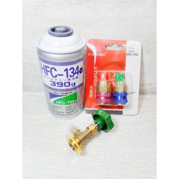 Paketan Pengisian Freon Mobil Freon R134, Kran Freon Dan Quick Coupler TERLARIS