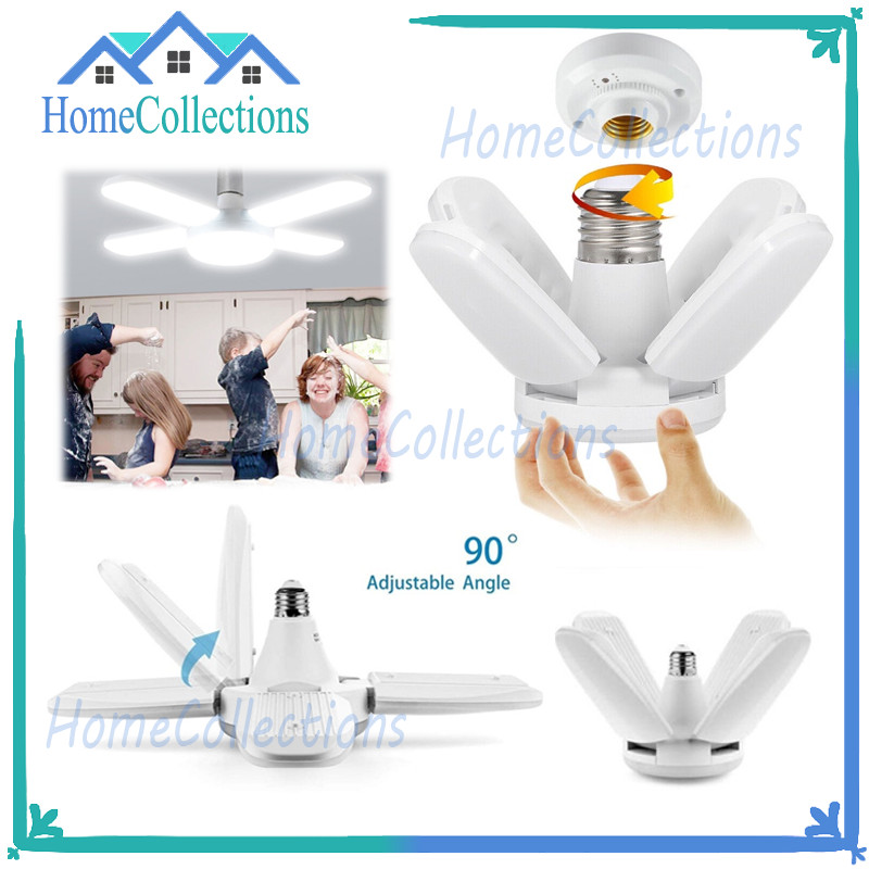 Baling Bohlam Bola LED model Kipas/Lampu Bohlam Lipat Mini Model Kipas 28 Watt/Lampu Bohlam Bentuk K