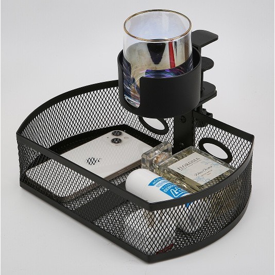 

BOXY Laci Bawah Meja Tempat Penyimpanan Desk Mount Cup Holder Storage - Bulat + Cup
