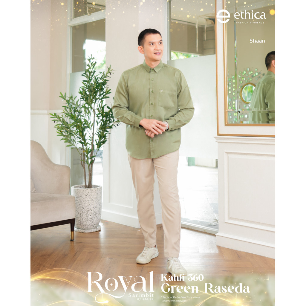 Ethicastore Bandung Sarimbit Lebaran Koko Dewasa Lengan Panjang Kahfi 360 Kemeja Koko Pria By Ethica