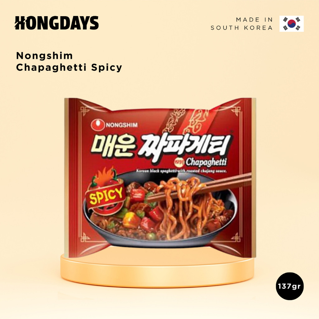 

Nongshim Chapaghetti Spicy 137g - Jajangmyeon Pedas - HONGDAYS