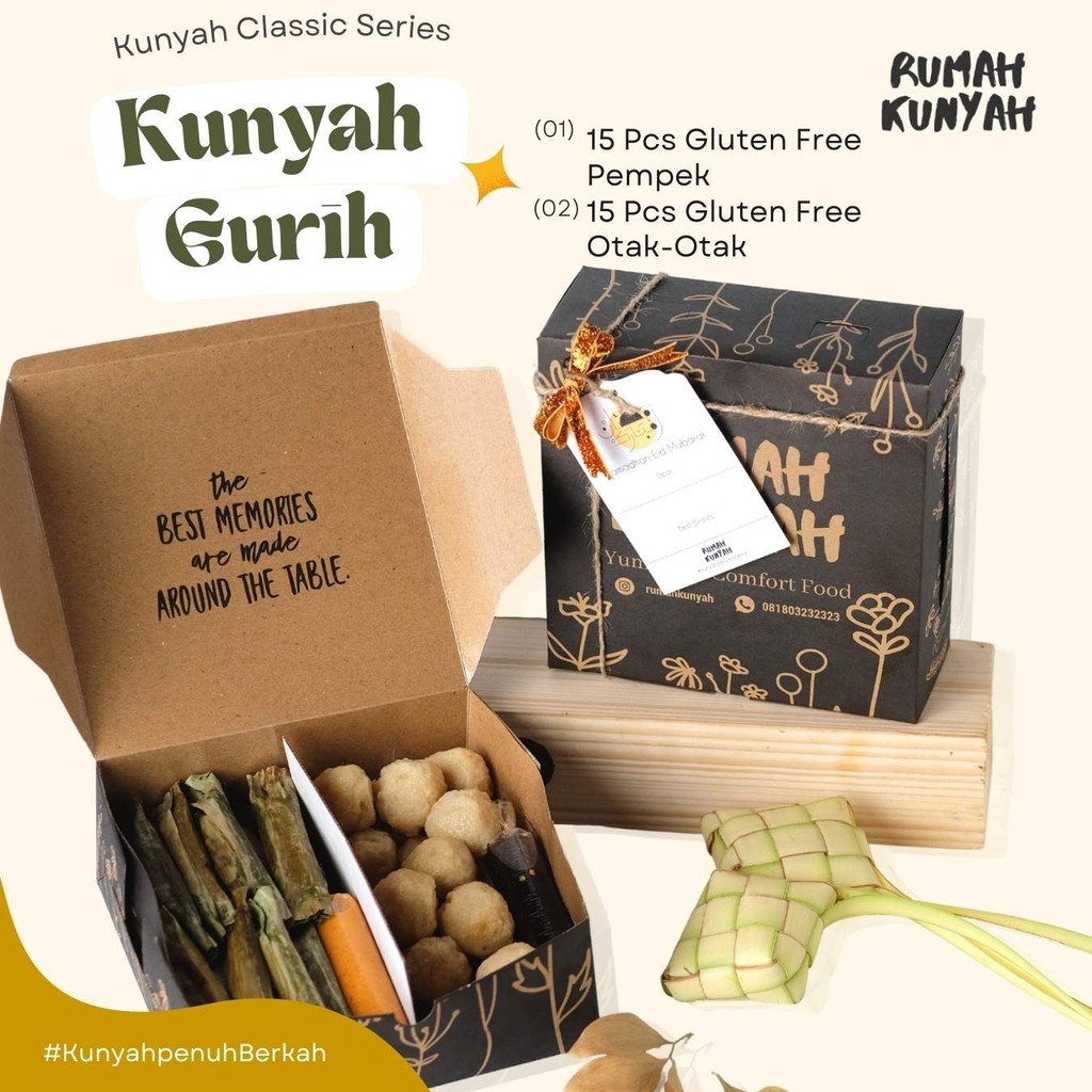 

PARSEL RAMADAN KUNYAH CLASSIC GLUTEN FREE PEMPEK & OTAK2 IKAN PLEMBANG