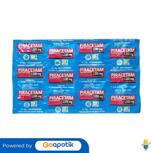 Piracetam Hexpharm 1200 Mg Strip 10 Tablet