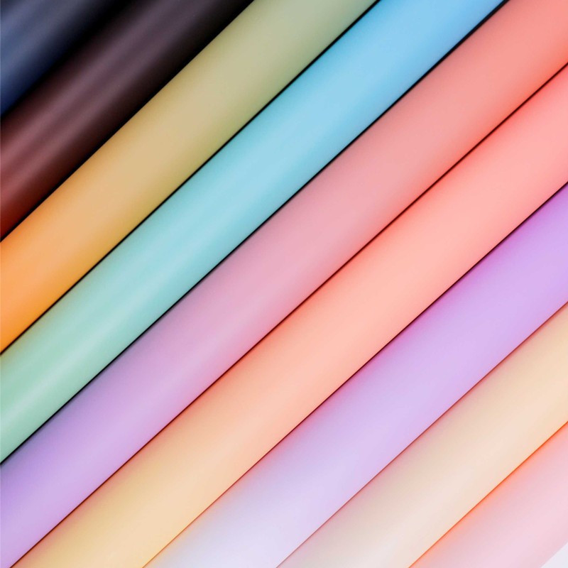 

Isi 20 LEMBAR Flower Wrapping Paper Florist Gradient Color Cellophane Kertas buket cellophane gradient KB029 SS22