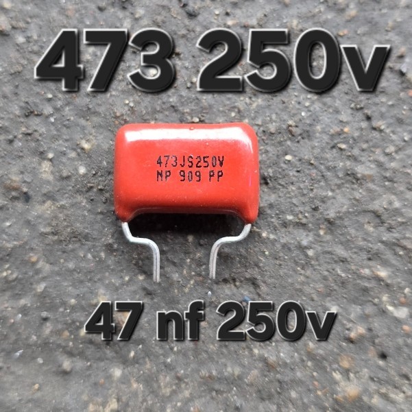 BSM ( 473 250v ) 473js250v 473j 473k 250v 400v 250 400 v volt KAPASITOR CAPASITOR milar mylar 473 v 